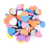 Mini pulidores de uñas en forma de corazón, mini bloque de pulido, herramientas de manicura profesional de doble cara para dar forma a las uñas de los pies y las manos