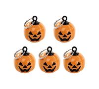 Mini Pumpkin Cat Jingle Bells DIY Halloween Decorations Collar Accessories Charms Pendant