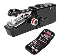 Mini Quick Portable Sewing Machine Handheld for Home, Easy to Operate Hand Held Sewing Machine for Beginners (black)