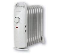Mini Radiador de Aceite 800W MARU3902-7 Elementos, Compacto y Portátil - Calefactor Silencioso de Bajo - Consumo con Termostato Ajustable