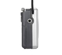 Mini radio AM/FM INDIN BC-R2033, receptor de radio de 2 bandas, radio de bolsillo portátil con altavoz
