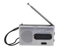 Mini radio AM FM portátil de bolsillo a pilas