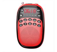 Mini radio FM de bolsillo Radios portátiles Altavoz Bluetooth inalámbrico A