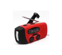 Mini radios portátiles de emergencia para supervivencia en aventuras al aire libre, radio meteorológica solar de emergencia con manivela,