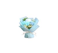Mini ramo de flores para rejillas de ventilación de aire acondicionado de coche, jabón simulado, rosas