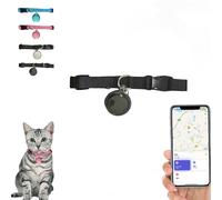 Mini rastreador de mascotas, localizador GPS impermeable para perros y gatos, diseño en forma de campana para seguimiento en tiempo real en todo el mundo, fácil fijación a cualquier collar para máxima
