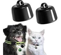 Mini rastreador de perros y gatos, mini rastreador para mascotas iOS y Android, collar inteligente de seguimiento de ubicación, funciona en todo el mundo con cualquier collar, sin otras tarifas (negro