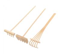 Mini rastrillo de arena zen decorativo Feng Shui para mesa de yoga (3 piezas)