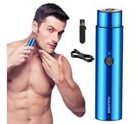 Mini rasuradora eléctrica | Recortador de Barba Recargable Máquinas Afeitar compactas Impermeables Recortadora Bolsillo la máquina Unisex, Palos apropiación múltiple USB para Labios Cara con Barbilla