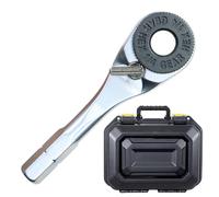 Mini Ratchet Wrench | Metal, 6.35cm, Compact Design | Screwdriver Bit Driver & Repair Tool | Precision Hand Tool For Tight Spaces, Electronics, Bike & Household Maintenance