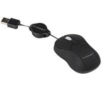 Mini Ratón Óptico 800 Dpi Retráctil Usb 1.5 Ghz Negro - Q-CONNECT