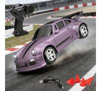 Mini RC Drift Car 1:64 Remote Controlled Drift Car Model,2.4G 4WD Racing Cars with Light & Barrier,High Speed for Adults Gifts für Adults für Erwachsene fördert Kreativität und praktische Fähigkeiten
