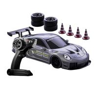 Mini RC Drift Car - 8.27 Inches Remote Control Racer | LED Light Drifting Vehicle - Four Wheel Drive Toy Car For Kids Adults Indoor Outdoor Party Travel Fun Camping Gathering Birthday Home School