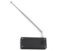 Mini receptor de radio portátil SI4732 de onda corta con sintonizador HF SW VHF de 0.5-108 MHz, pantalla IPS a color de 1.9 pulgadas, modos DAB Digital AM FM USB LSB, bucle y telescópico (barra de