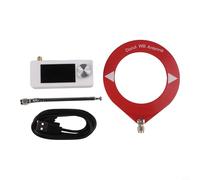 Mini receptor SI4732 con pantalla IPS a color de 1.9 pulgadas, HF SW para modos USB MW VHF de banda completa AM FM LSB, batería integrada de 800 mAh, bucle portátil y (C)