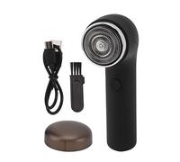 Mini recortador de barba eléctrica Clipper Tirmer de cabello facial Portable Must-Have para hombres Oficina de viajes para niños (Negro)