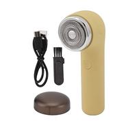 Mini recortador de barba eléctrica Clipper Tirmer de cabello facial Portable Must-Have para hombres Oficina de viajes para niños (Amarillo)