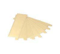 Mini Rectángulo Dorado Base de Pastel de cartón Mousse Tableros de Pastel 100PCS Base de cartón de Tablero de Postre