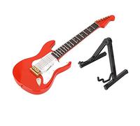 Mini Red Electric Guitar Model | Desk Decor for Music Lovers