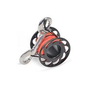 MINI REEL ALUMINIO ø59x42mm, sagola naranja plana 15m, F. ø25 mm