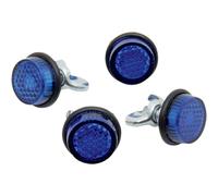 Mini reflectores para matr cula de motocicleta Chris Products CH4B (paquete de 4)