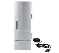 Mini refrigerador Refrigerador USB Calentador de refrigerador Pequeño refrigerador compacto Mini refrigerador portátil para automóvil y hogar Refrigerador termoeléctrico compacto Bebidas