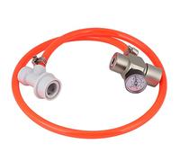Mini regulador de gas Tr21x4 Co2, kit de cargador de manómetro de barril, accesorios de refrescos para barriles de cerveza casera, cocina casera, accesorio de carbonatación para