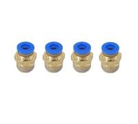 Mini regulador de presión de aire AR2000 G1/4, válvula reductora neumática ajustable con manómetro for compresor AR1500 BR3000 BR4000, 10 bar(6MM 4PCS)