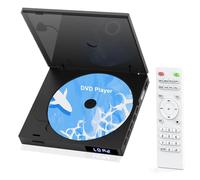 Mini Reproductor de DVD HDMI con Todas Las Regiones, 1080P DVD Reproductor para TV, Soporta AV/HDMI/USB/AUX/PAL/NTSC