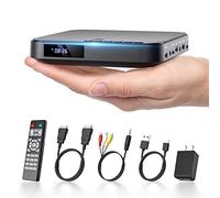 Mini Reproductor de DVD HDMI, DESOBRY pequeño Reproductor de DVD para TV, 1080P HD Reproductor de DVD Compacto para Smart TV con Todas Las regiones Gratis, Reproductor de CD DVD con Salida AV