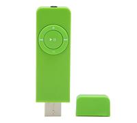 Mini Reproductor de MP3, Reproductor de Música con Sonido sin Pérdidas, Admite Expansión de Tarjeta de Memoria de hasta 64 GB, para Walkman, Estudiantes, Correr, Viajar (Verde)