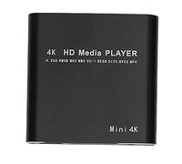 Mini Reproductor Multimedia de Streaming, Reproductor de Vídeo 4K HD con Reproducción Multiformato, Múltiples Subtítulos y Pistas de Sonido, Almacenamiento 4G Integrado, para