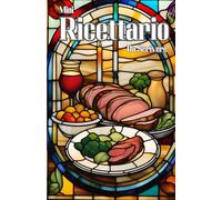Mini Ricettario da Scrivere: Spazio per 130 piatti con Indice. Dimensioni 13,97 x 21,59 cm.