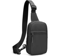 Mini riñonera convertible, riñonera para mujer, elegante riñonera, bolsa cruzada unisex para hombre, Bandolera negra, correa extendida de 62 pulgadas, Extra Plus Size, Riñonera de nailon. Correa