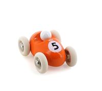 Mini Roadster Naranja N°5 Coche Juguete de Madera para Niños desde 18 Meses