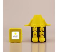 Mini robot acompañante Mini robot de chat de voz AI - Pantalla inteligente a color de 1 pulgada con Wi-Fi, control de voz, interacción emocional, múltiples funciones y clonación de voz, acceso a un