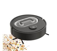 Mini Robotic Vacuum Cleaner - Compact All In Sweeping Mopping | Low Noise Rechargeable Cordless Floor Robot For Home Bedroom Living Room Kitchen Office Balcony Pet Hair Wood Tile Marble 20x20x6cm