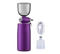 Mini rociador de niebla Nano, Kit de compresor de aire, pistola de pintura con aerógrafo, aerógrafo for arte de uñas, tatuaje, artesanía, pastel, inyector de oxígeno Aplicación multifuncional(Purple)