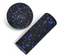 Mini Rodillos de Masaje y Bolas, Juego de Bolas de Masaje Muscular EPP, Rodillo de Masaje de Fascia de Dureza Media para aliviar el dolor o masaje muscular de tejido profundo