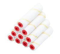 Mini rodillos de pintura de microfibra de pelo corto ProDec Advance de 10 paquetes de 4 pulgadas para un acabado liso con emulsión, brillo, satinado, barniz, tinte de madera en paredes, techos