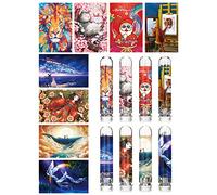 Mini Rompecabezas para Adultos (8 Paquetes) de Doble Cara Con Plano de Referencia, Micro Puzzle, Pinzas Incluidas, Adecuado Como Regalo