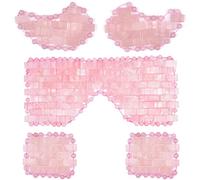 Mini Rose Quartz Eye Mask 100% Natural Jade Mask Tool,Type 05