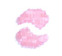 Mini Rose Quartz Eye Mask Natural Jade Cool Eye Mask For Facials Puffy Eyes Dry Eyes,Moon Pink 2pcs