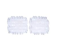 Mini Rose Quartz Eye Mask Natural Jade Cool Eye Mask For Facials Puffy Eyes Dry Eyes,Square White 2pcs