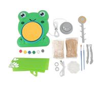 Mini rueda de alfarería para niños principiantes, juego eléctrico de alfarero para el hogar, bricolaje, cerámica