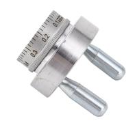 Mini Rueda de Mano de Torno con Mango Manivela Aleación de Aluminio 50mm 2in 0 a 1mm Escala Círculo Tamaño Rueda de Mano Mecánica para Torno, Molinero