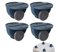 Mini ruedas | Mini ruedas giratorias - Ruedas adhesivas, mini ruedas juego de 4, no giratorias para caja de almacenamiento de cesta en movimiento
