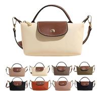 Mini Sac à Bandoulière Tendance Pour Femme, Carré Vintage de Couleur Unie avec Bandoulière Réglable Polyvalent