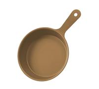 Mini sartén para huevos, sartén antiadherente de acero inoxidable, tamaño pequeño, cocina a alta temperatura, acero inoxidable, ligera y duradera, accesorio de cocina incluido, taza medidora de viaje