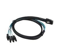 Mini SAS 36pin 4i (SFF-8087) a (x4) SATA interno HDD Cable de desconexión hacia adelante, 1m